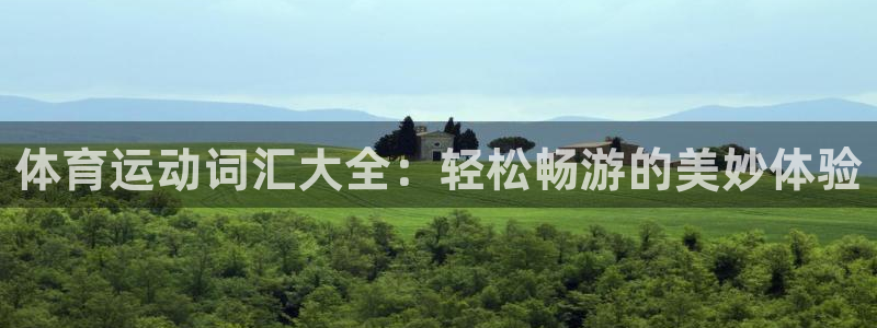 3377体育官网入口下载最新：体育运动词汇大全：轻松畅游的美妙体验